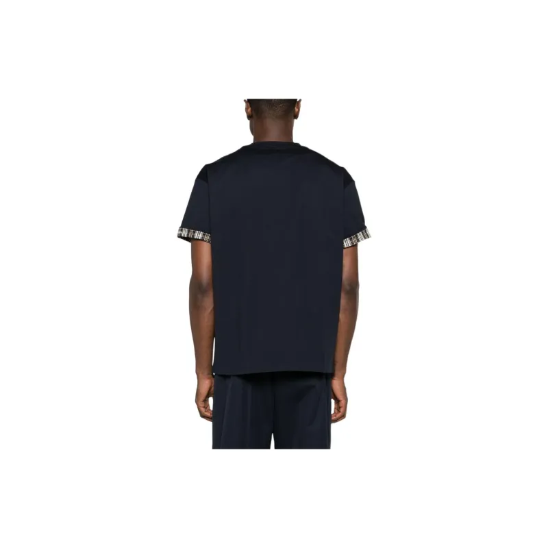 Bottega Veneta Double Layered Checked T Shirt-2