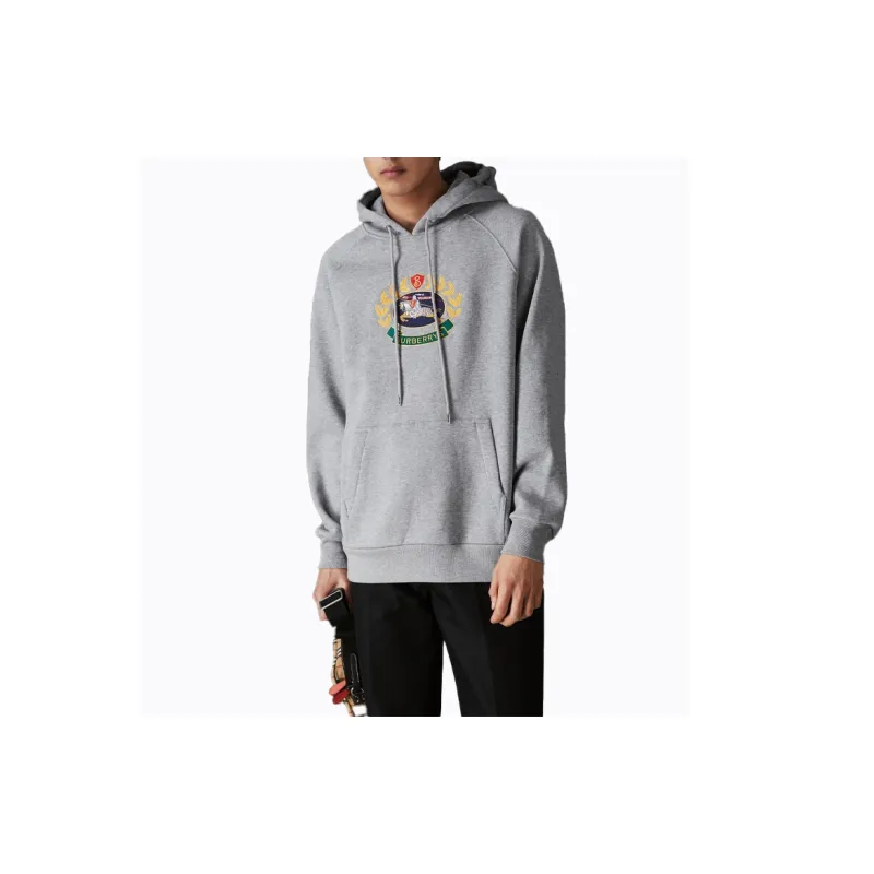 Burberry Sweatshirt Men's Light Heather Gray-2