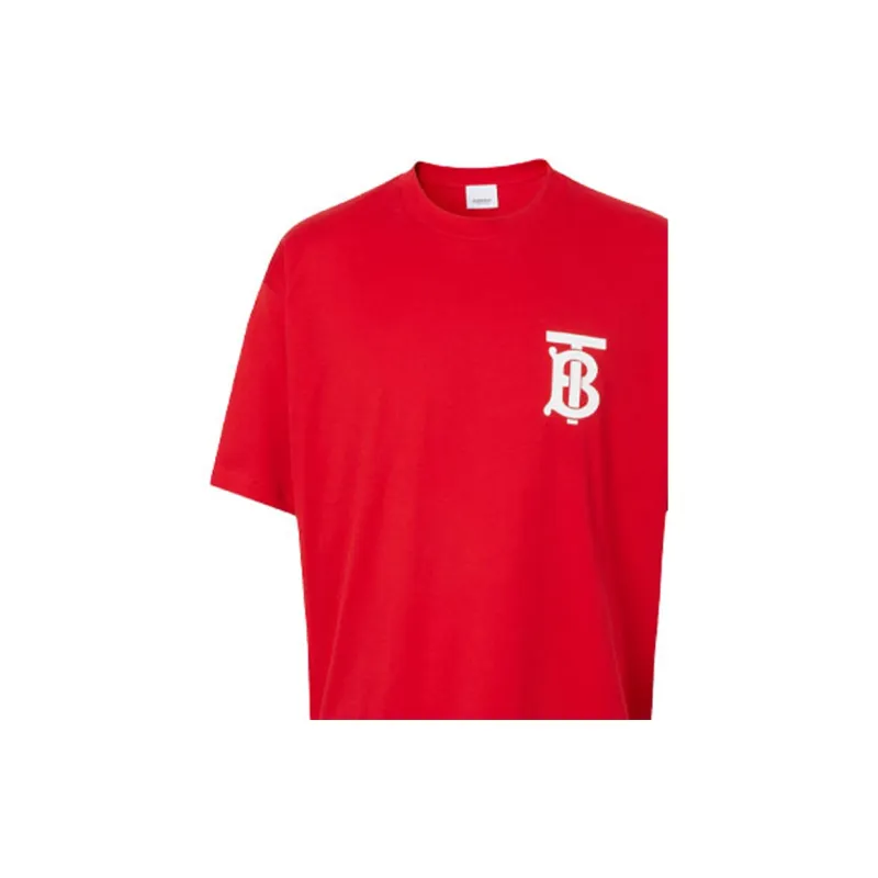 Burberry T-Shirts Men Red-5