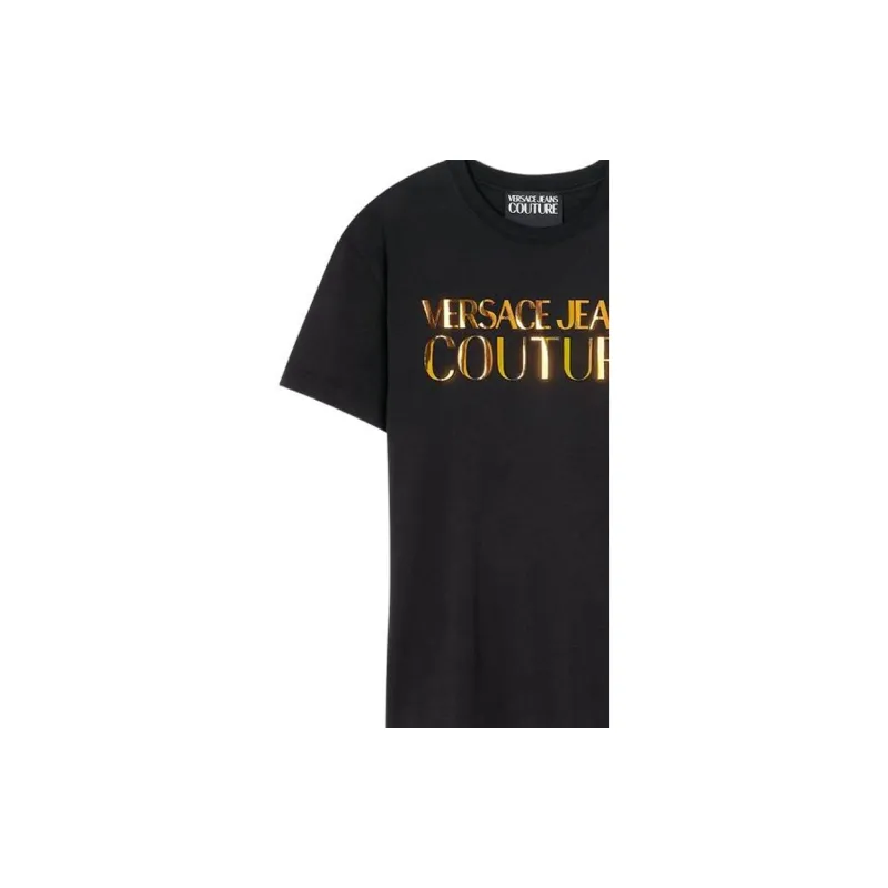 VERSACE JEANS COUTURE Logo print Short sleeved T shirt-4