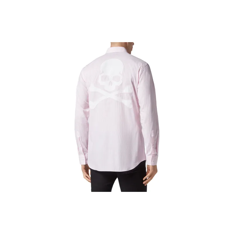 PHILIPP PLEIN Graphic print Striped Shirt-2