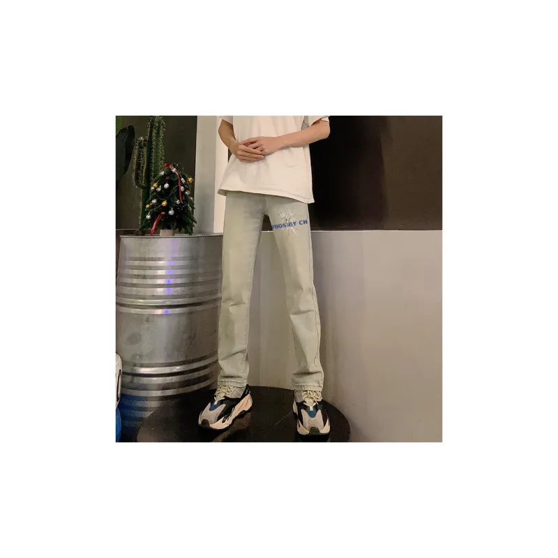 PROS BY CH Straight Jeans Unisex Yellow Mud-2