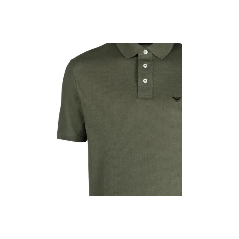 EMPORIO ARMANI Polo Shirts Men Green-2