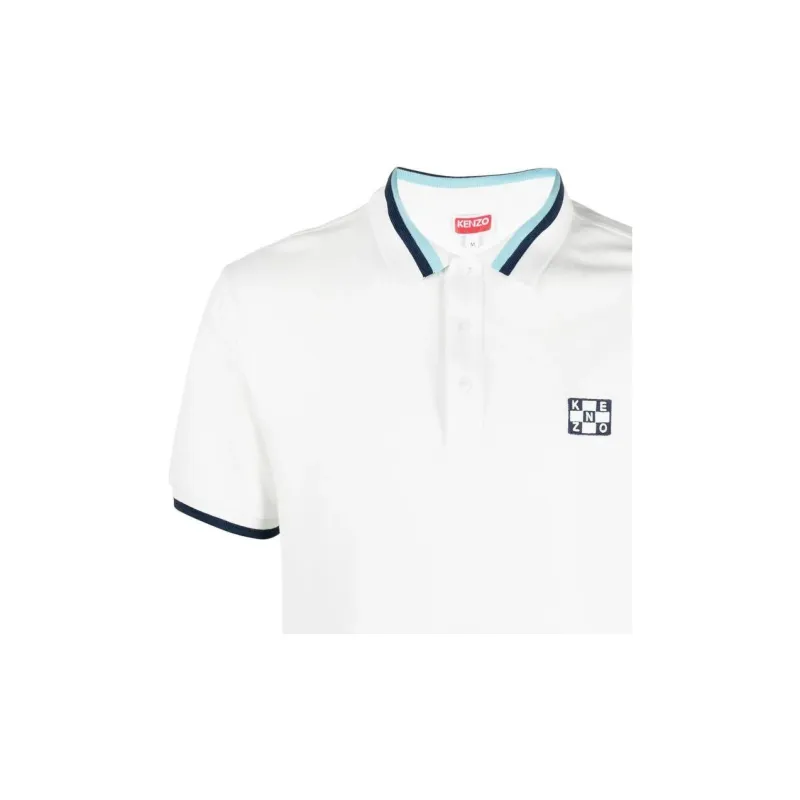 KENZO Polo Shirts Men White-4