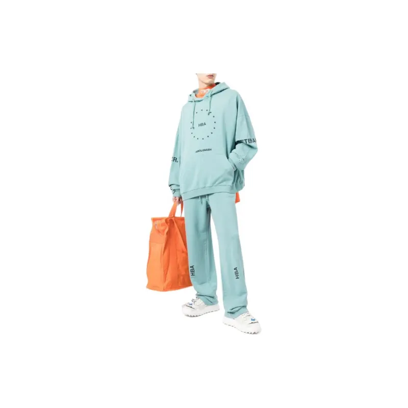 Hood By Air Knitted Sweatpants Unisex Blue-2
