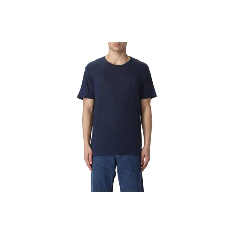 SUN68 T Shirts Men Blue-2