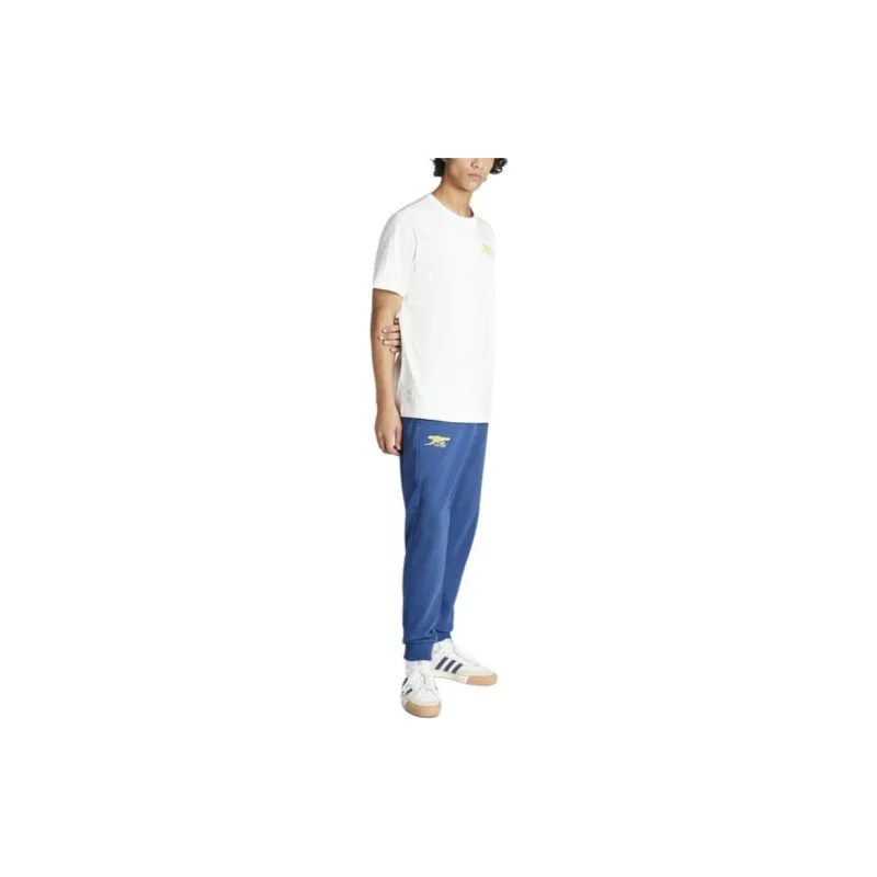 Adidas Knitted Sports Pants Men's Blue-1