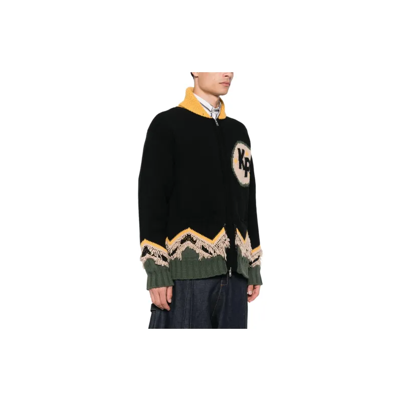 KENZO Constellation Zipped Cardigan-3