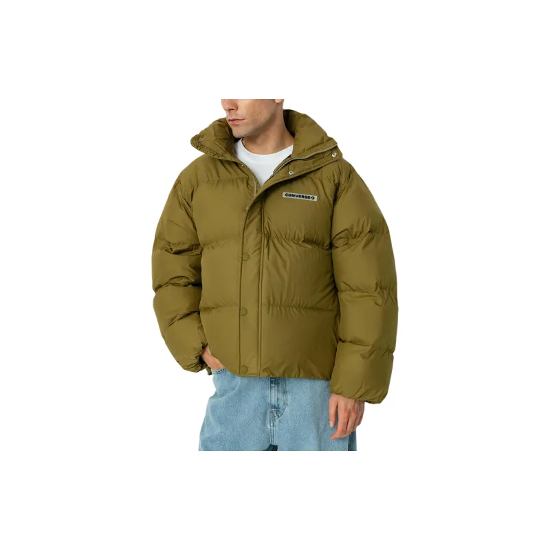 Converse Super Puffy Jacket Men's Yellow-3