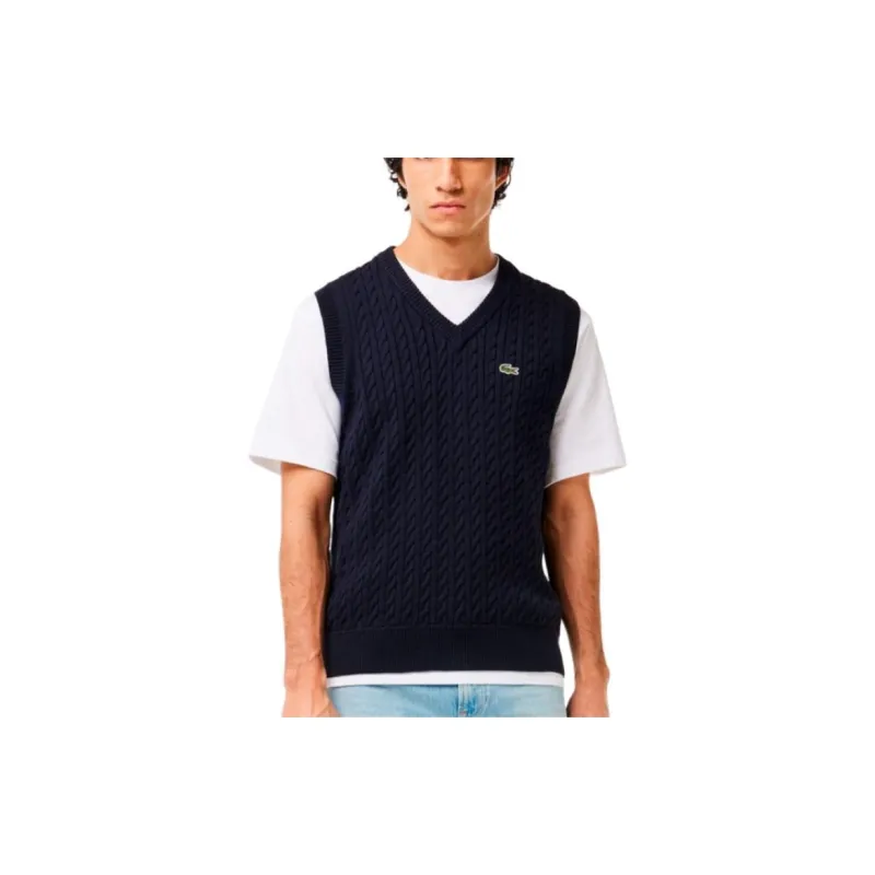 LACOSTE Tank Tops Men's Marine Blue-2