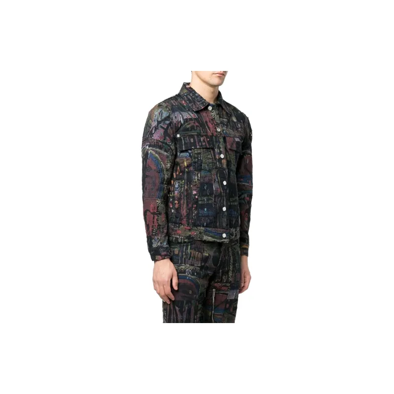 GIVENCHY Denim Jacket Men's Black-3