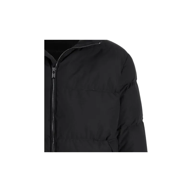 EMPORIO ARMANI High Neck Zipped Padded Jacket-4