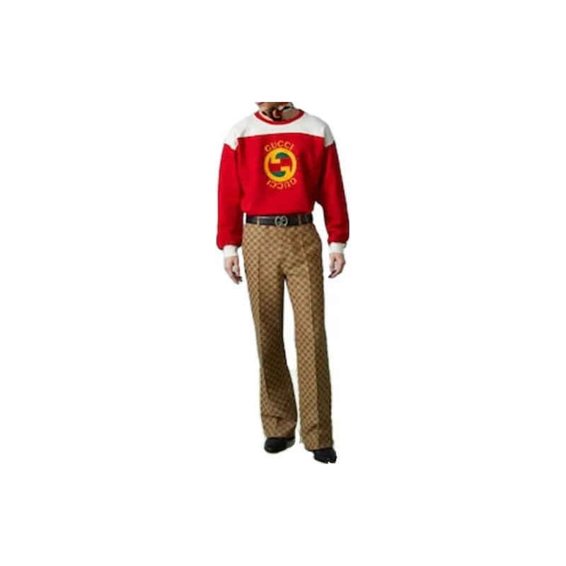 GUCCI Interlock 1921 Logo Crewneck-1