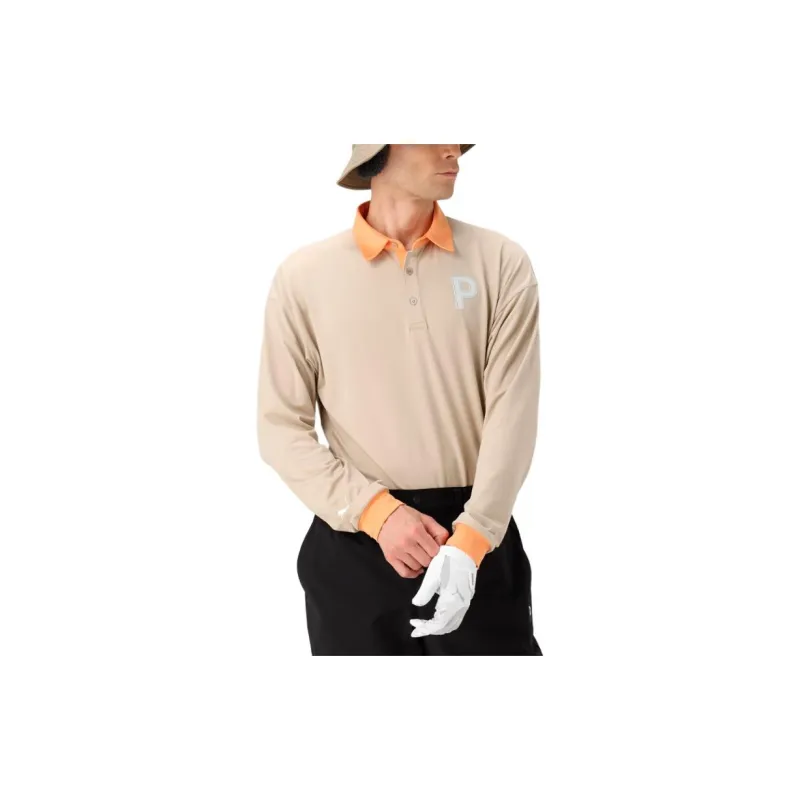 PUMA Golf DRYCELL PC Polo Shirt Men's Ecru-2
