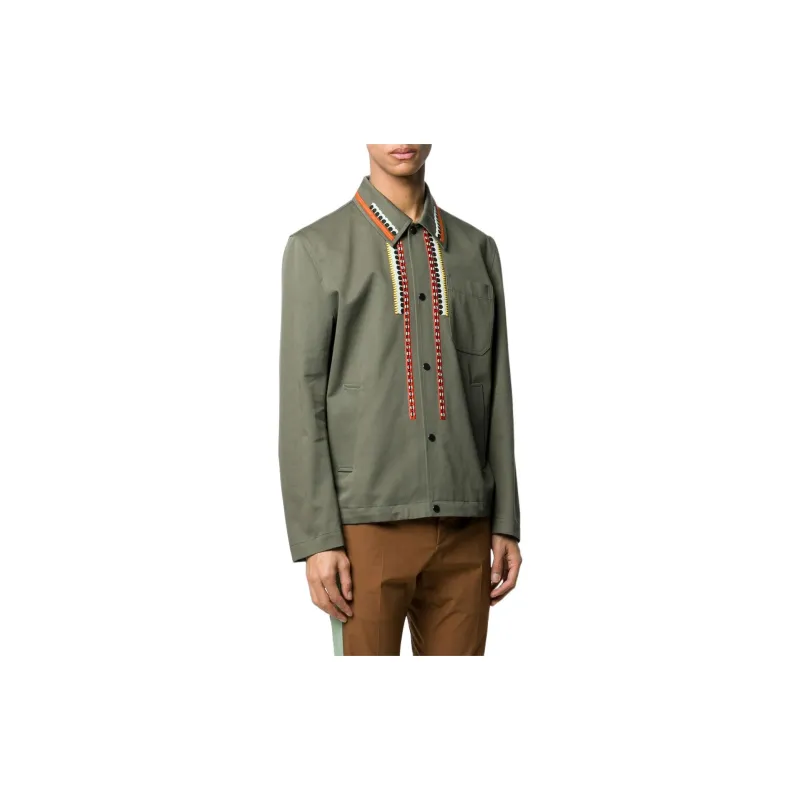 Valentino Buttoned Long Sleeved Jacket-2