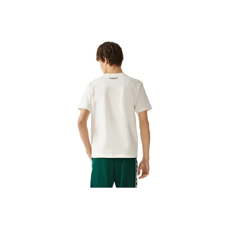 Kappa 1916 Set in Sleeve T Shirt Men's Korean White-3