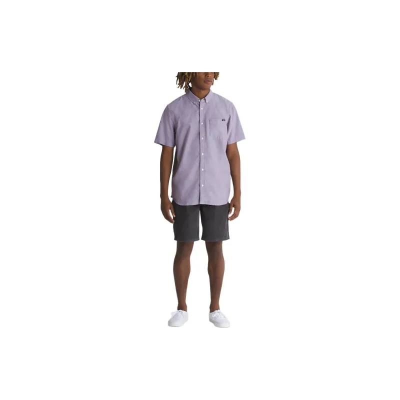 Vans Houser Buttondown Shirt Shirt Men's Purple-1