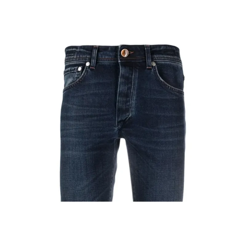 BARBA Logo patch Slim cut Jeans-2