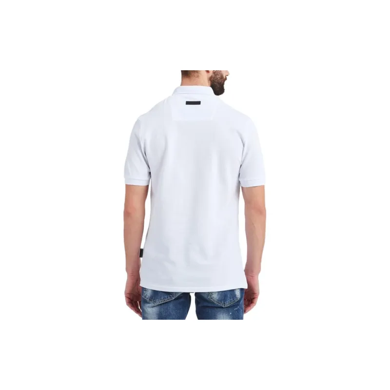 PHILIPP PLEIN Iconic Piqué Cotton Polo Shirt-1