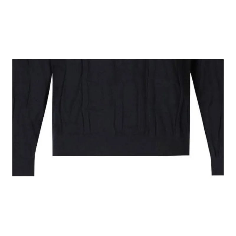EMPORIO ARMANI Intarsia Knitted Crewneck Jumper-5