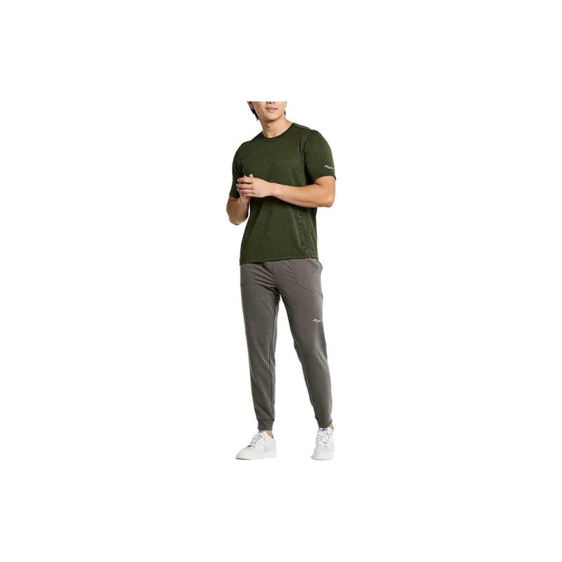 Saucony Stopwatch Graphic T Shirts Men Jasper-1