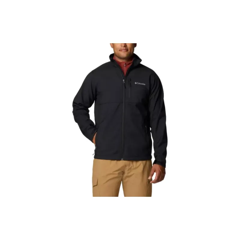 Columbia Ascender Letter Print Stand Collar Long-Sleeved Men's Black-1