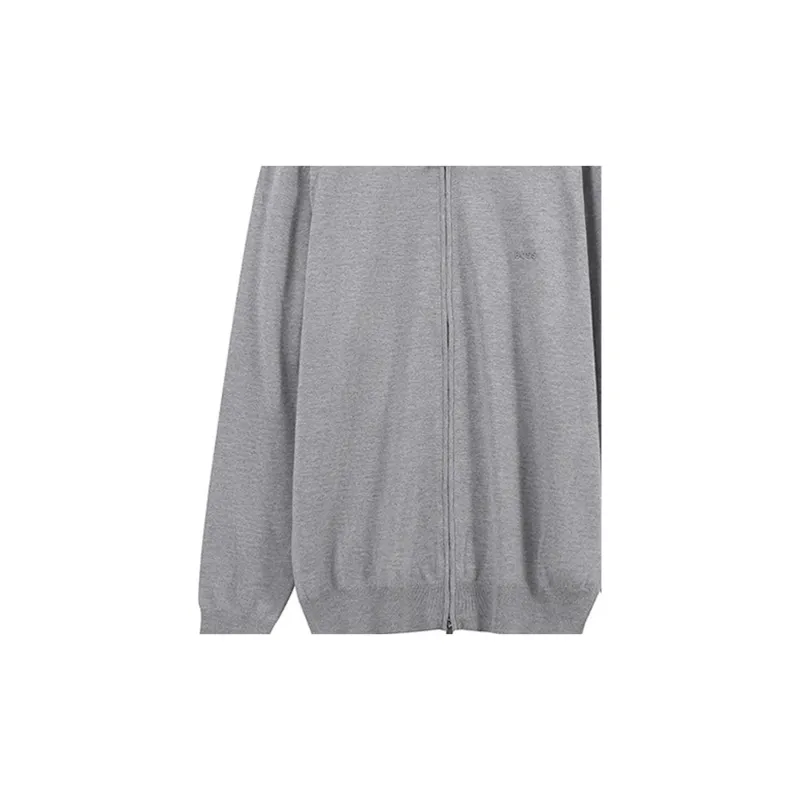 HUGO BOSS Logo Embroidered Cardigan-4