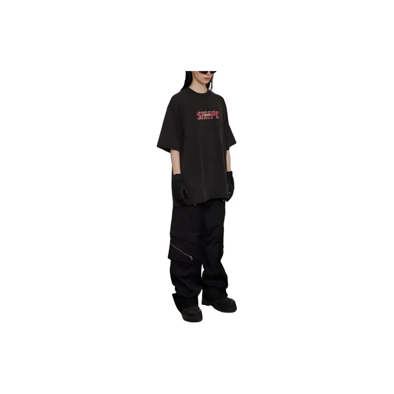STEEPC T-Shirts Unisex Black-2