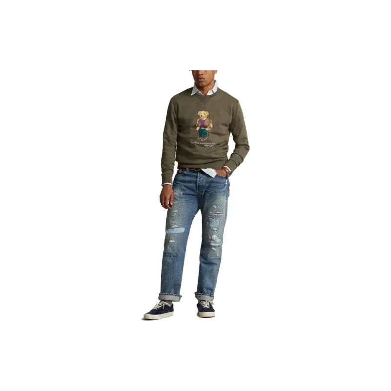 Polo Ralph Lauren Sweatshirts Men Brown-1