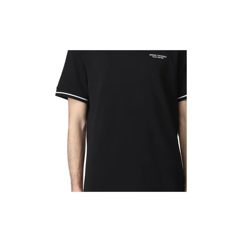 ARMANI EXCHANGE Polo Shirts Men Black-4