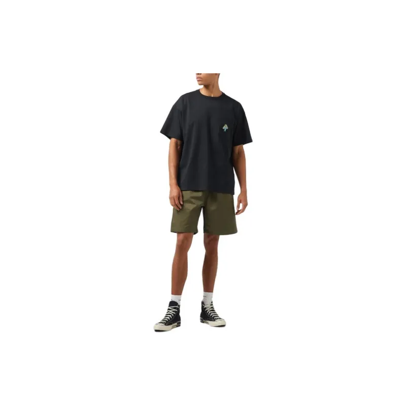 Converse Mushroom Oversized Fit Erkek Siyah T-Shirt T-Shirt Men's Black-3