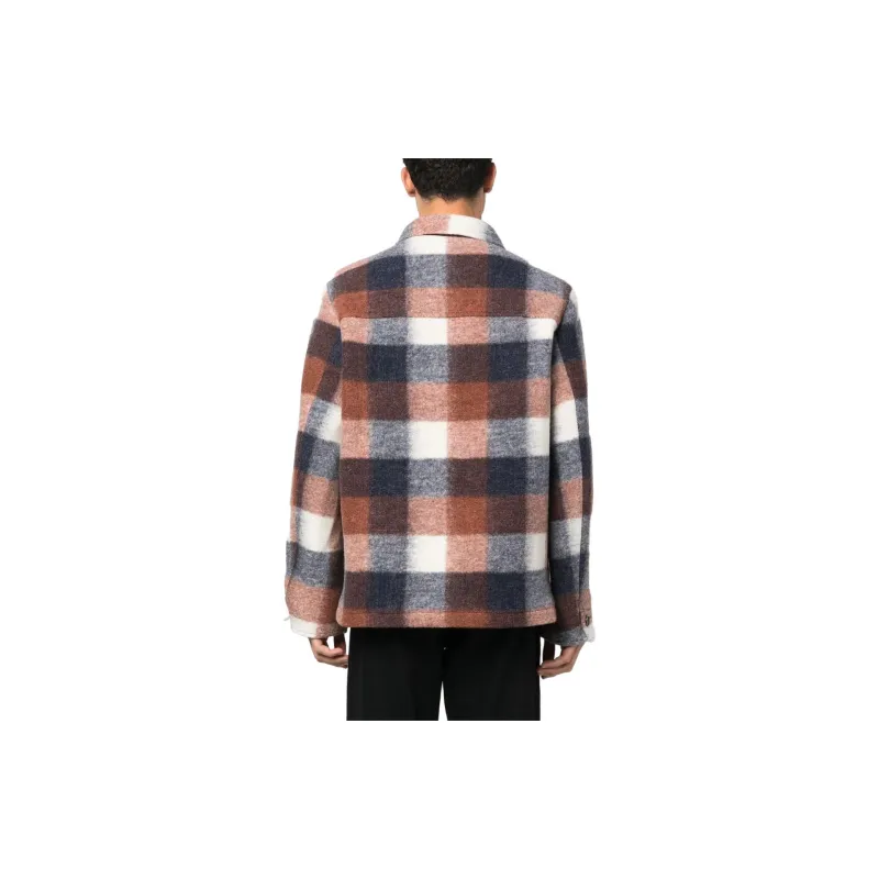 A.P.C Emile Checked Overshirt-2
