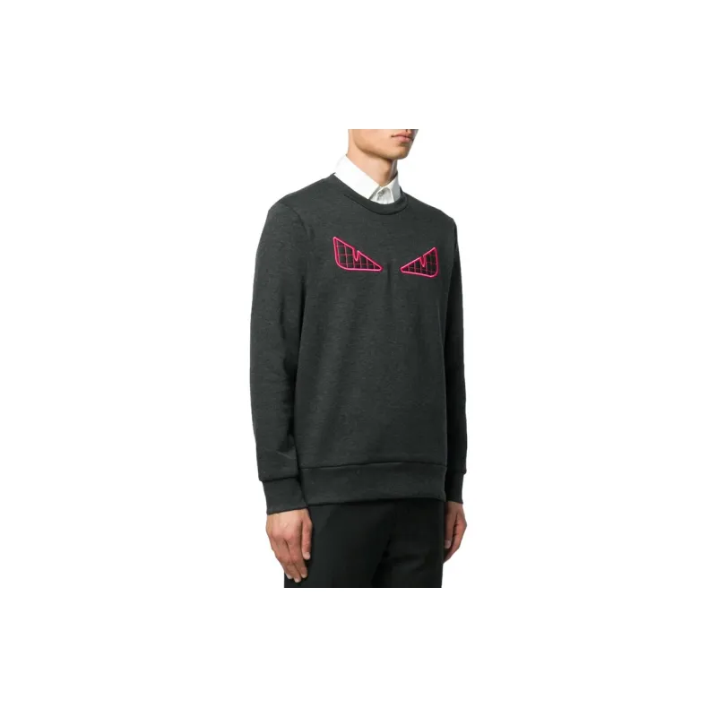 FENDI Sweatshirts Men Dark Gray-2