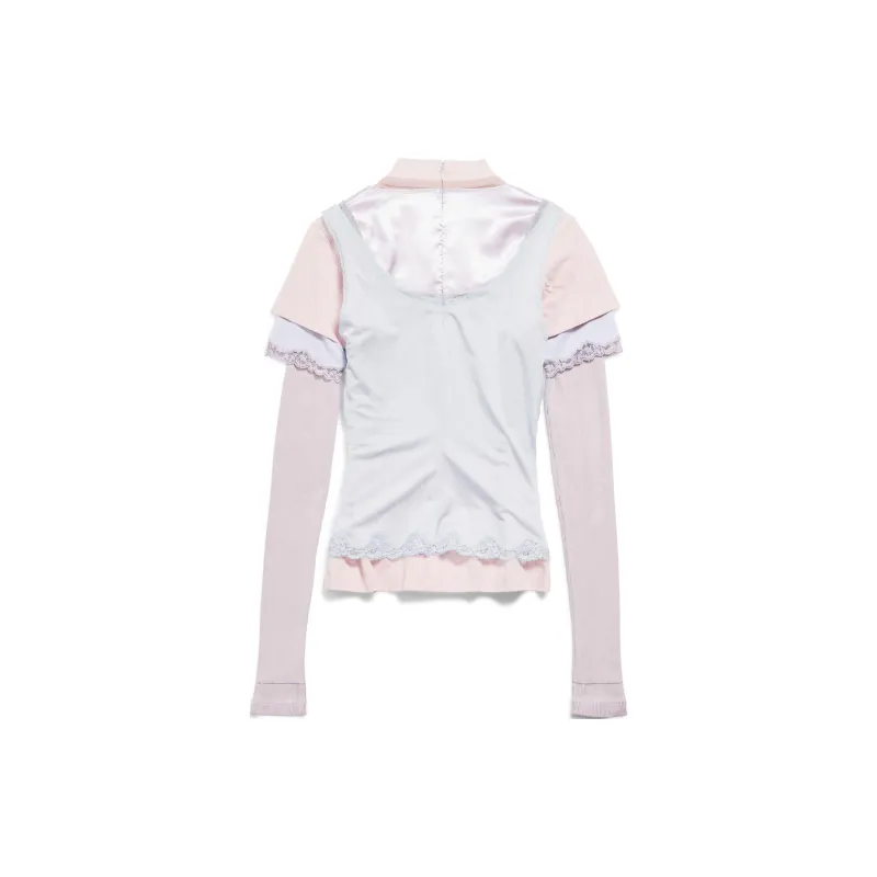 Balenciaga Layered Multicolo Long Sleeved Top-1
