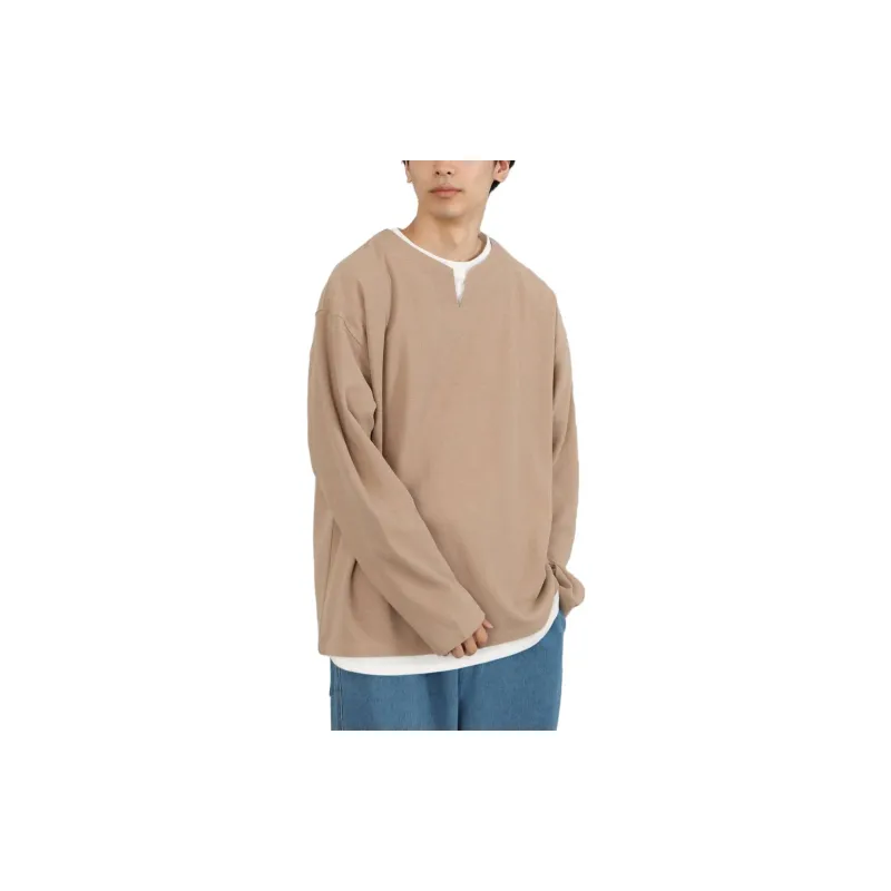Beams T Shirts Men Ecru-3
