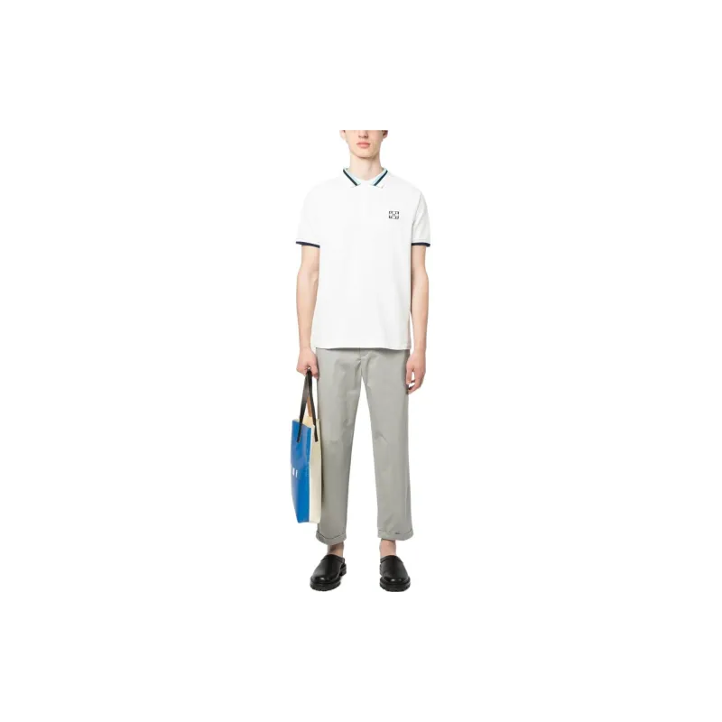 KENZO Polo Shirts Men White-1