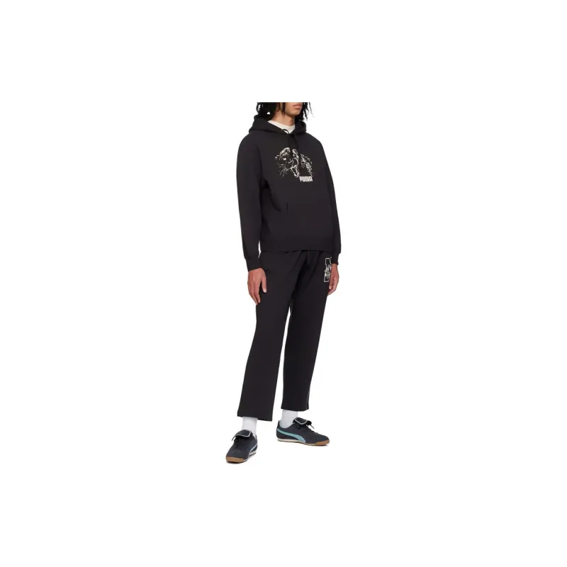 PUMA Graphic Printed Drawstring Hoodie-4