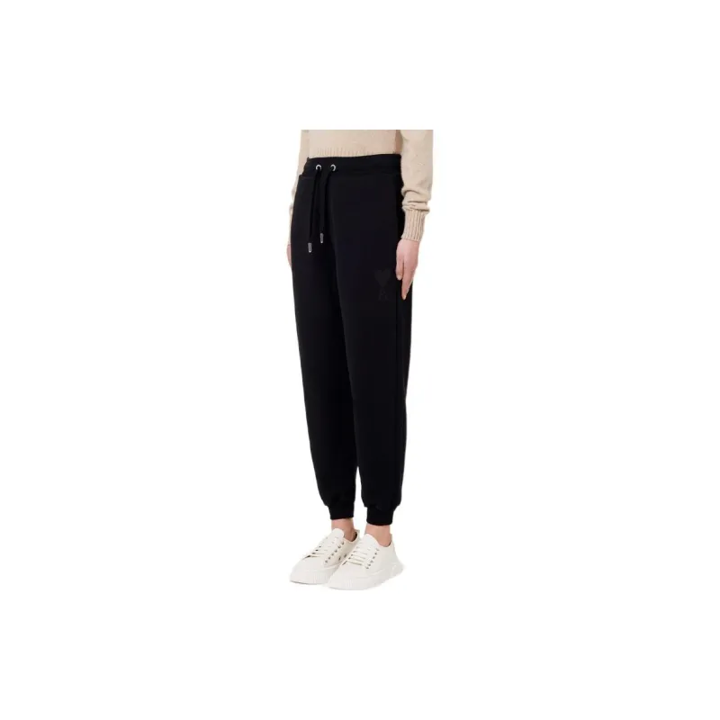 Ami Ami De Coeur Drawstring Track Pants-3