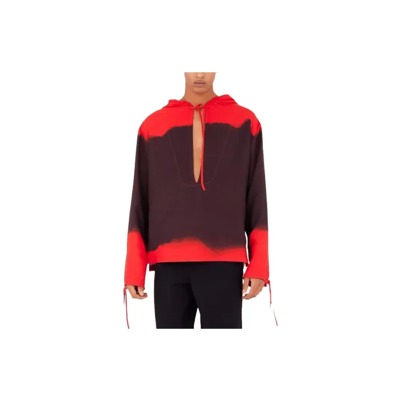 Ferragamo Gradient Effect Drawstring Hoodie-2