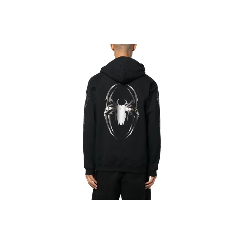 VTMNTS Spider print Drawstring Hoodie-2