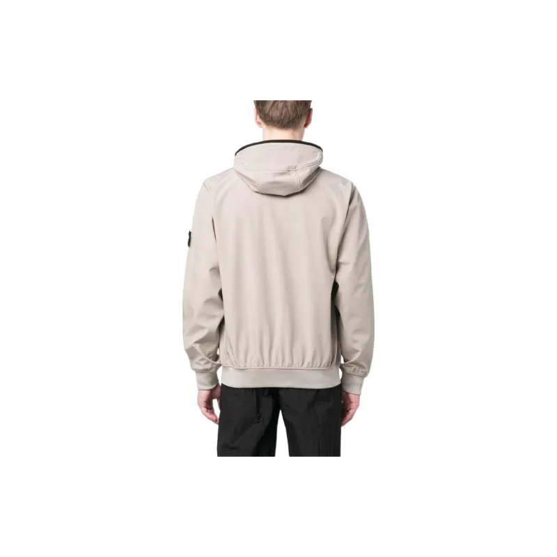 faux wool coach jacket in tan
