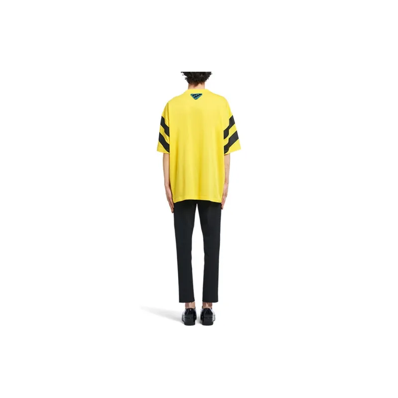 PRADA T-Shirts Men Yellow-2
