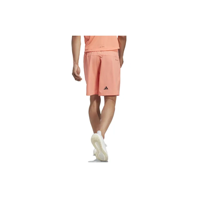 Adidas Casual Shorts Men Coral Merges With Orange-3