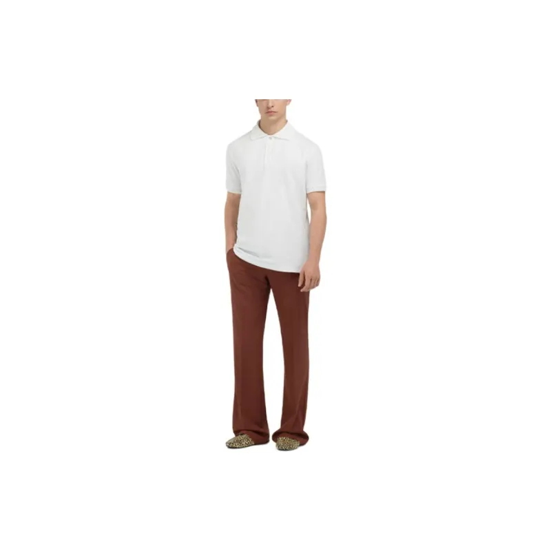 Roberto Cavalli SS24 Casual Pants Men's Chocolate-1