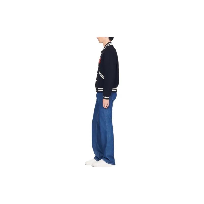 Sandro x HOT STUFF Baseball Jacket Men's-2