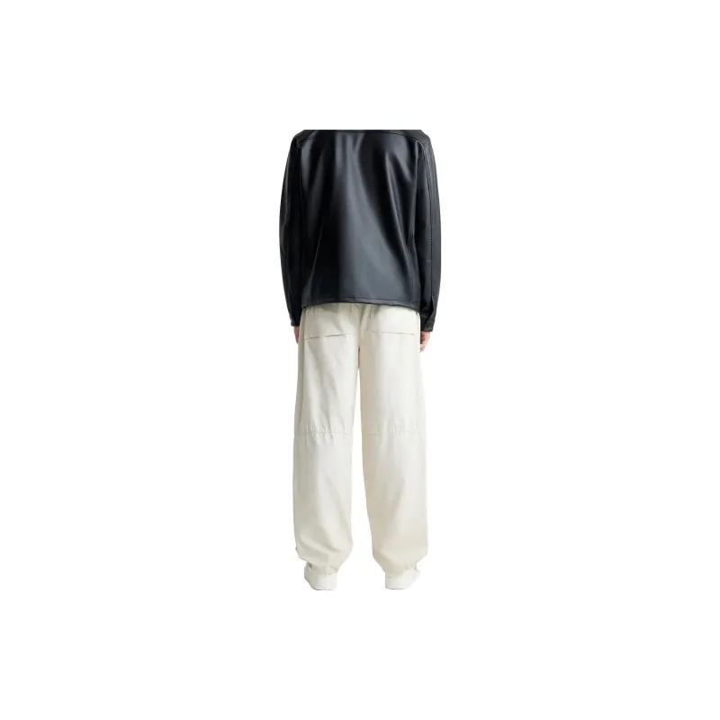 ZARA Casual Pants Men's Ice White-4
