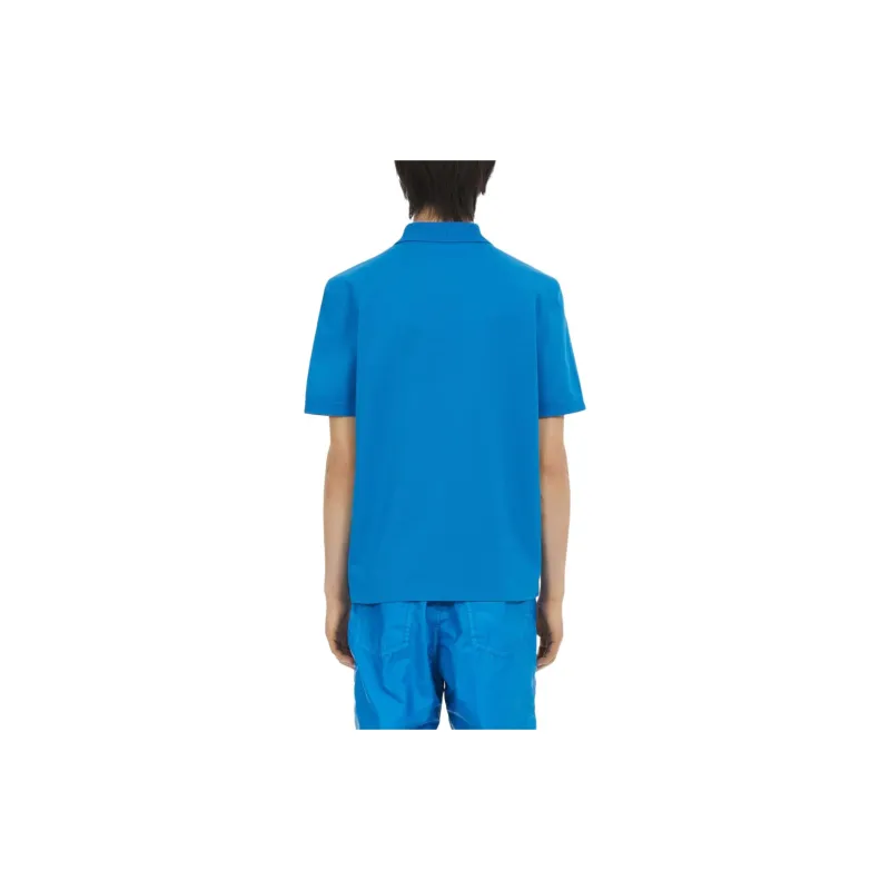 FERRAGAMO Zipped Cotton Polo Shirt-3