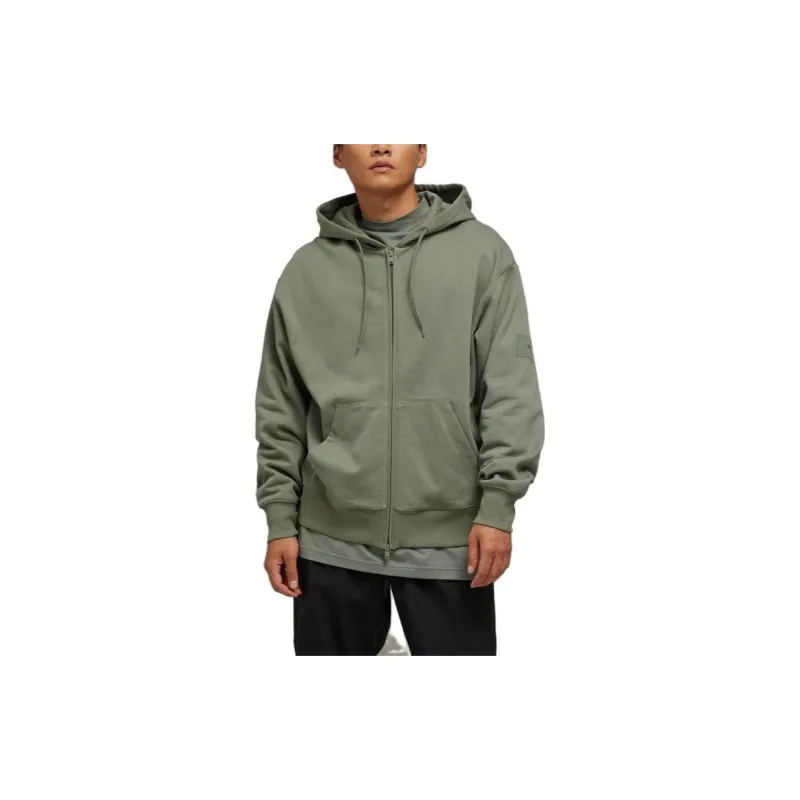 Y 3 Zip up Organic Cotton Hoodie-2