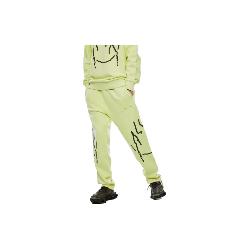 1017 ALYX 9SM Knitted Sweatpants Men Yellow-1