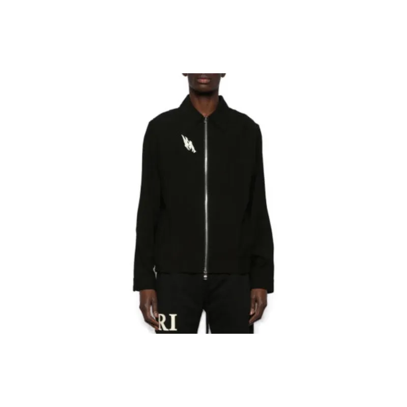 AMIRI Crystal Embellished Wolf Blouson-1